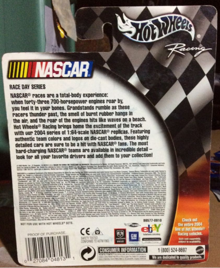 2003 Hot Wheels Ricky Rudd - Test Track Series toy car collectible - Main Image 2