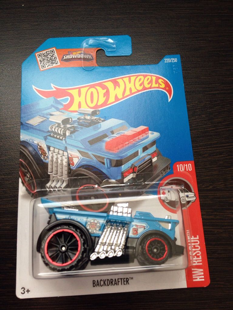 Backdrafter - ’16 HW Rescue toy car collectible - Main Image 1