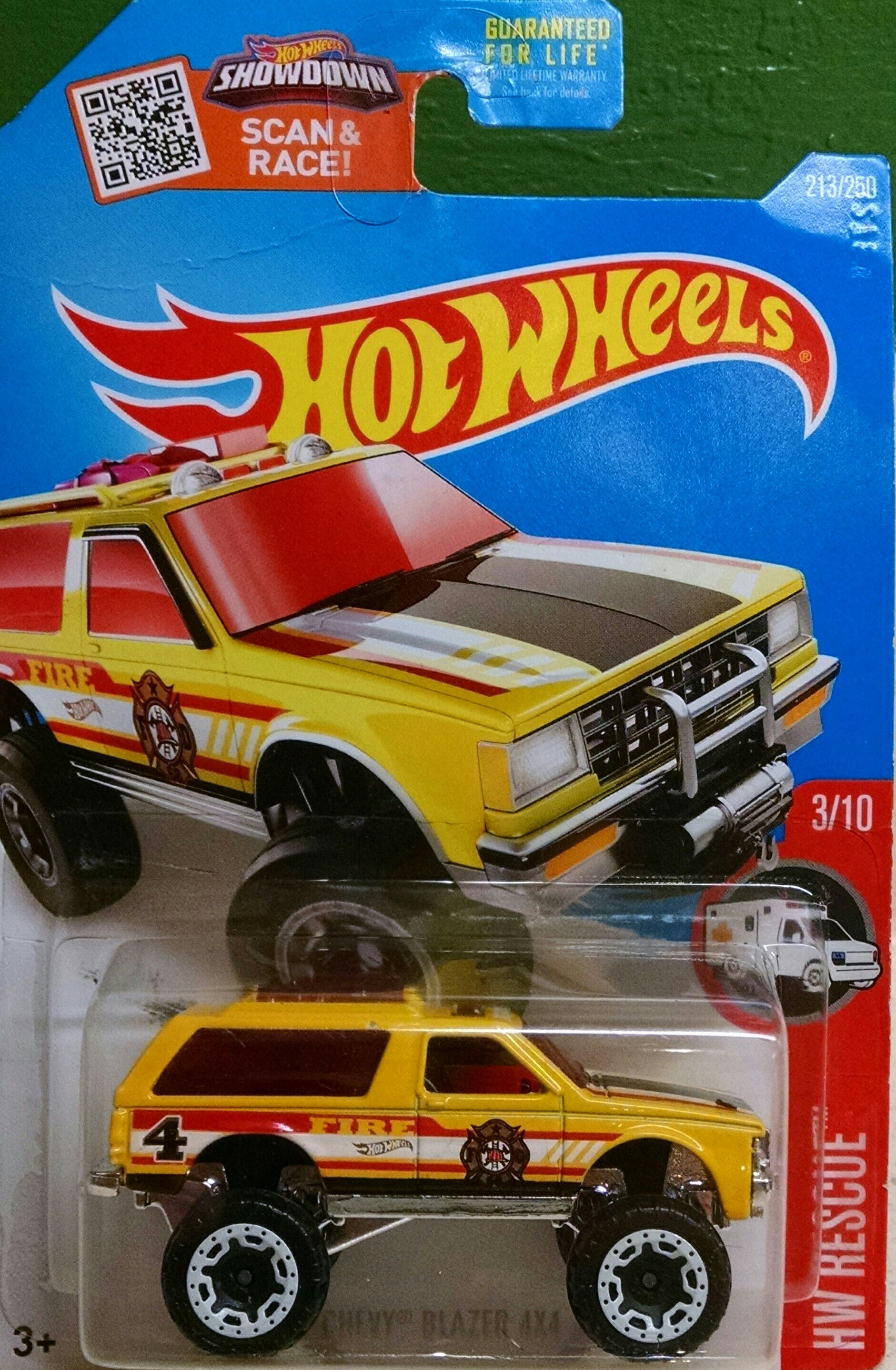 Chevy Blazer 4x4 - HW Rescue toy car collectible - Main Image 1