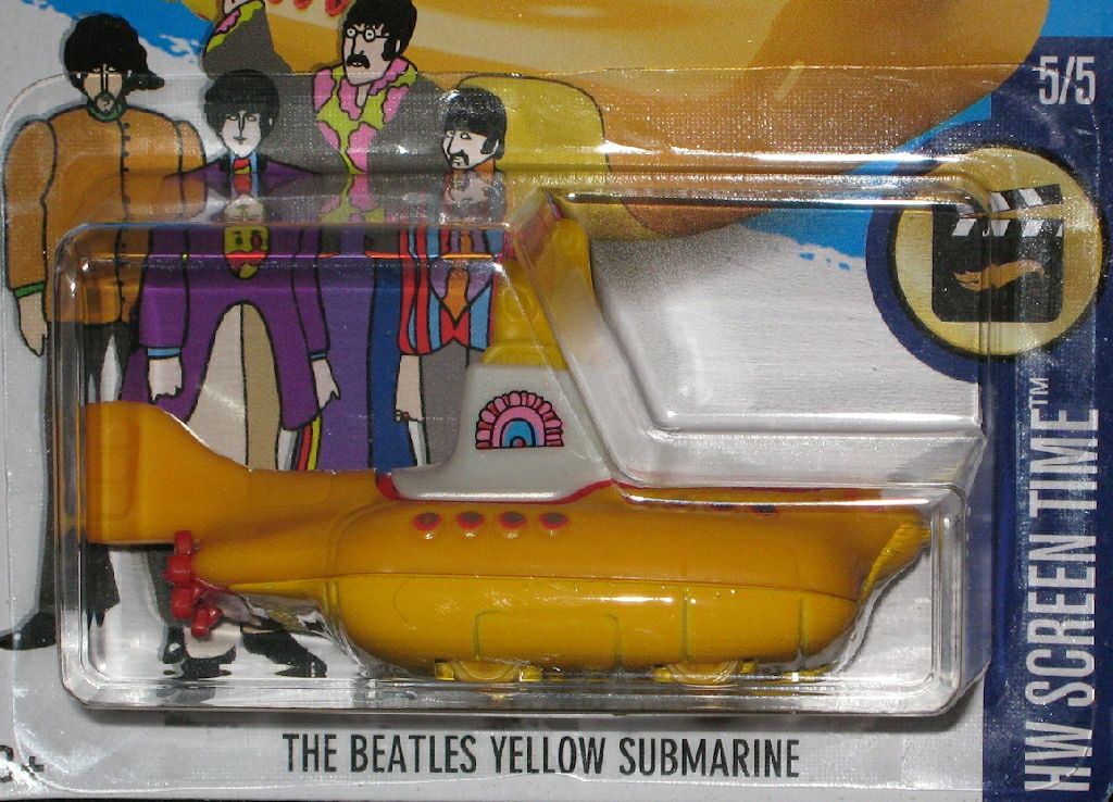 Beatles Yellow Submarine - HW Screen Time toy car collectible - Main Image 2