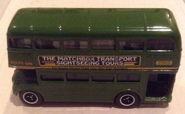 Doble Decker Verde - Machtbox toy car collectible - Main Image 2