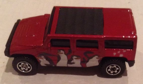 Hummer H2 Suv Concept Rojo Pinguinos De Madagascar - Machtbox toy car collectible - Main Image 2