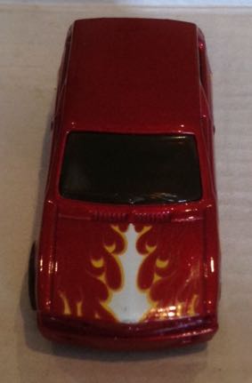 Volkswagen Brasilia Roja Oscura Con Flamas - Hot Wheels toy car collectible - Main Image 2