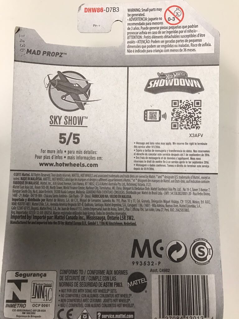 Mad Propz - ’16 Sky Show toy car collectible - Main Image 2