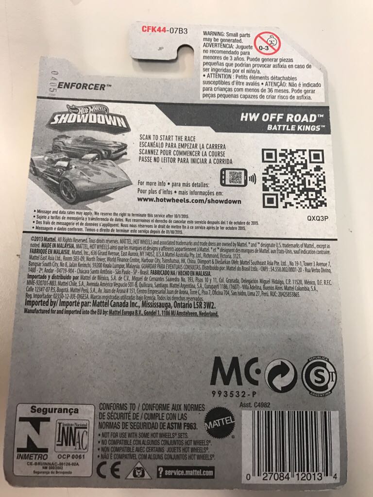 Enforcer - HW Off-Road toy car collectible - Main Image 2