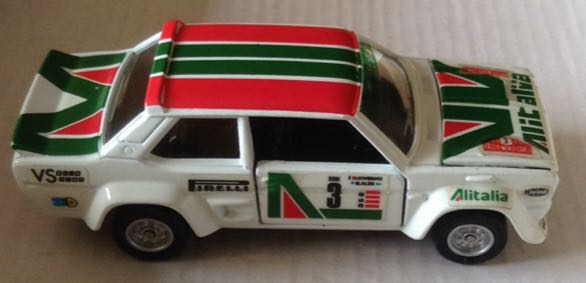 Fiat Abarth 131 Rally Blanco - Dandy Tomica toy car collectible - Main Image 2