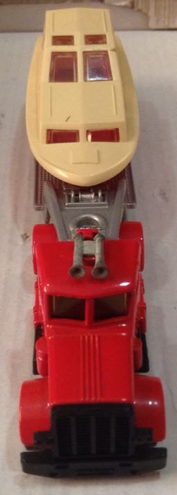 Long Haul Con Lancha Roja - Machtbox toy car collectible - Main Image 2