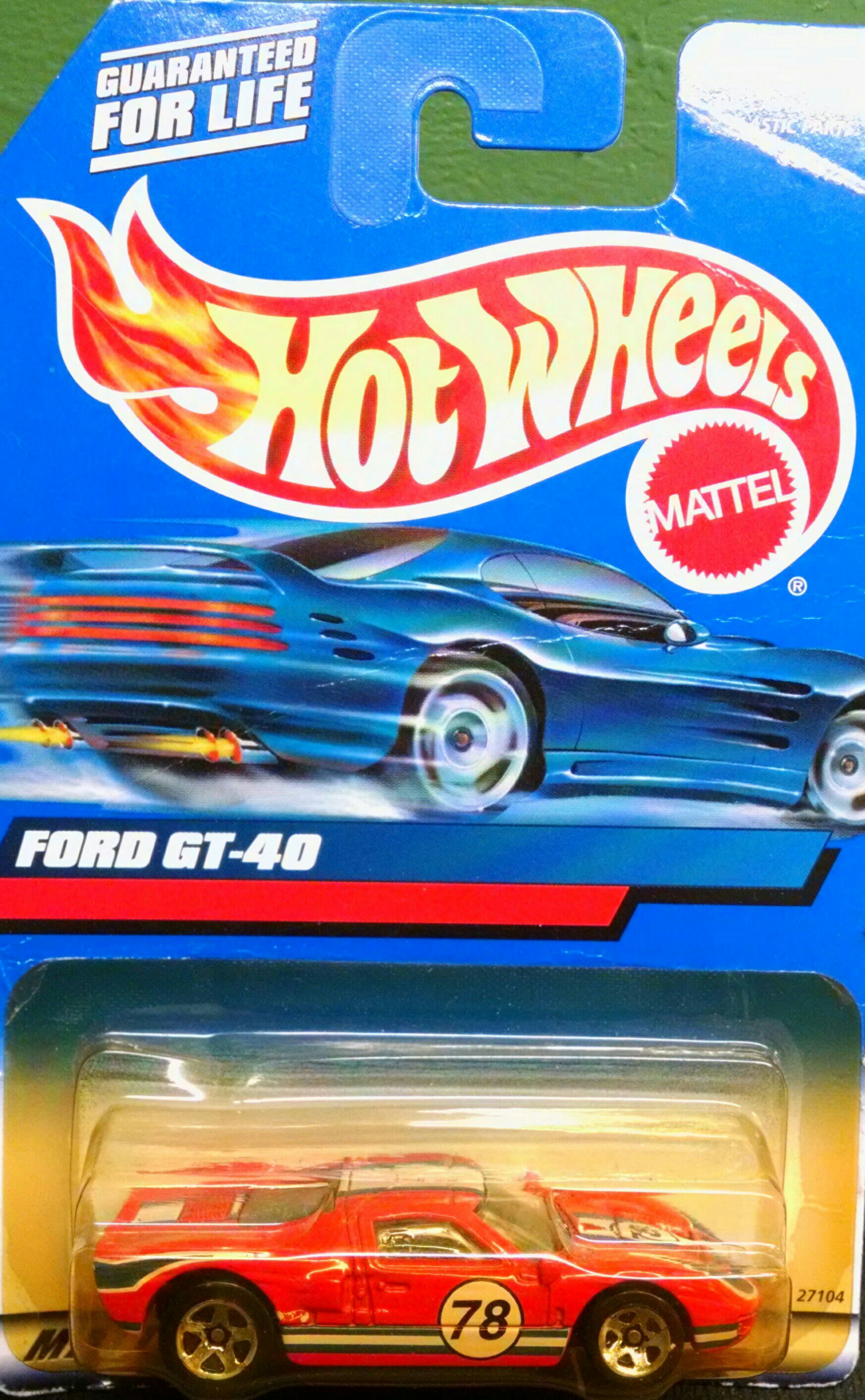 Ford GT-40 - 2000 Hot Wheels toy car collectible - Main Image 1