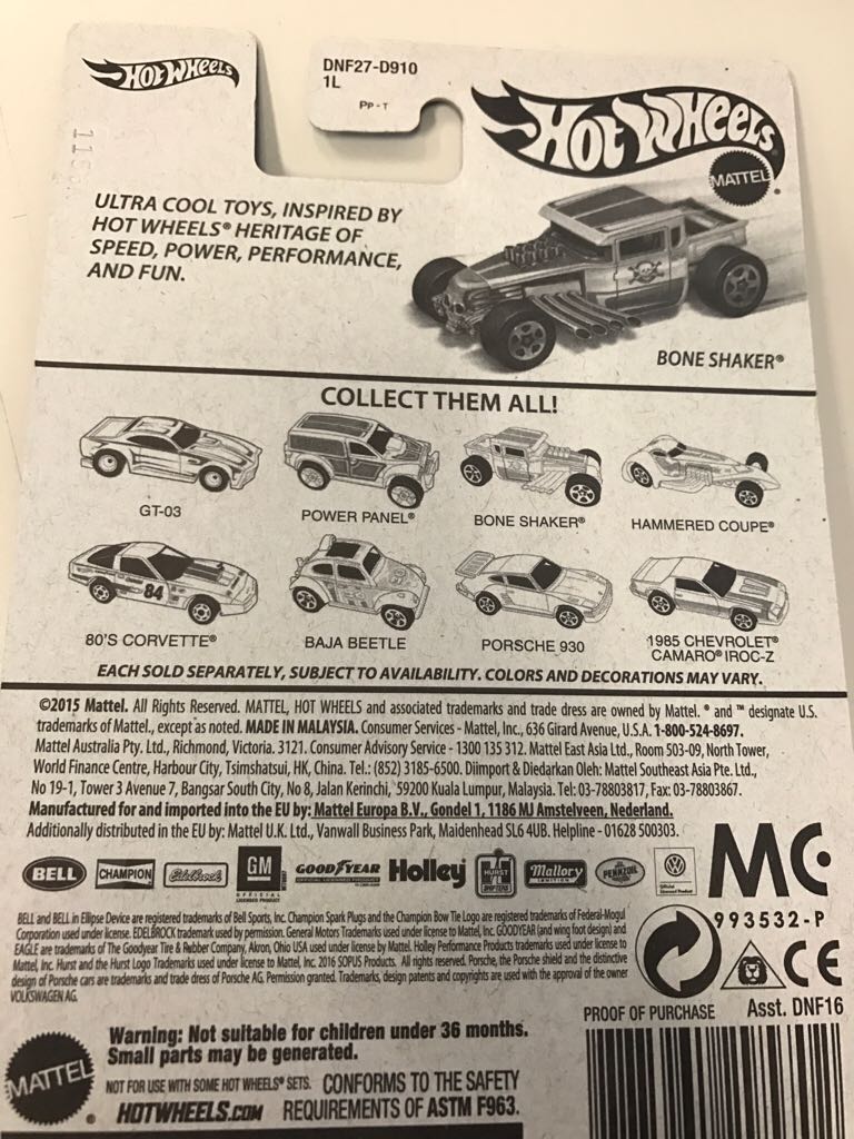 Hw Retro Bone Shaker - Retro toy car collectible - Main Image 2