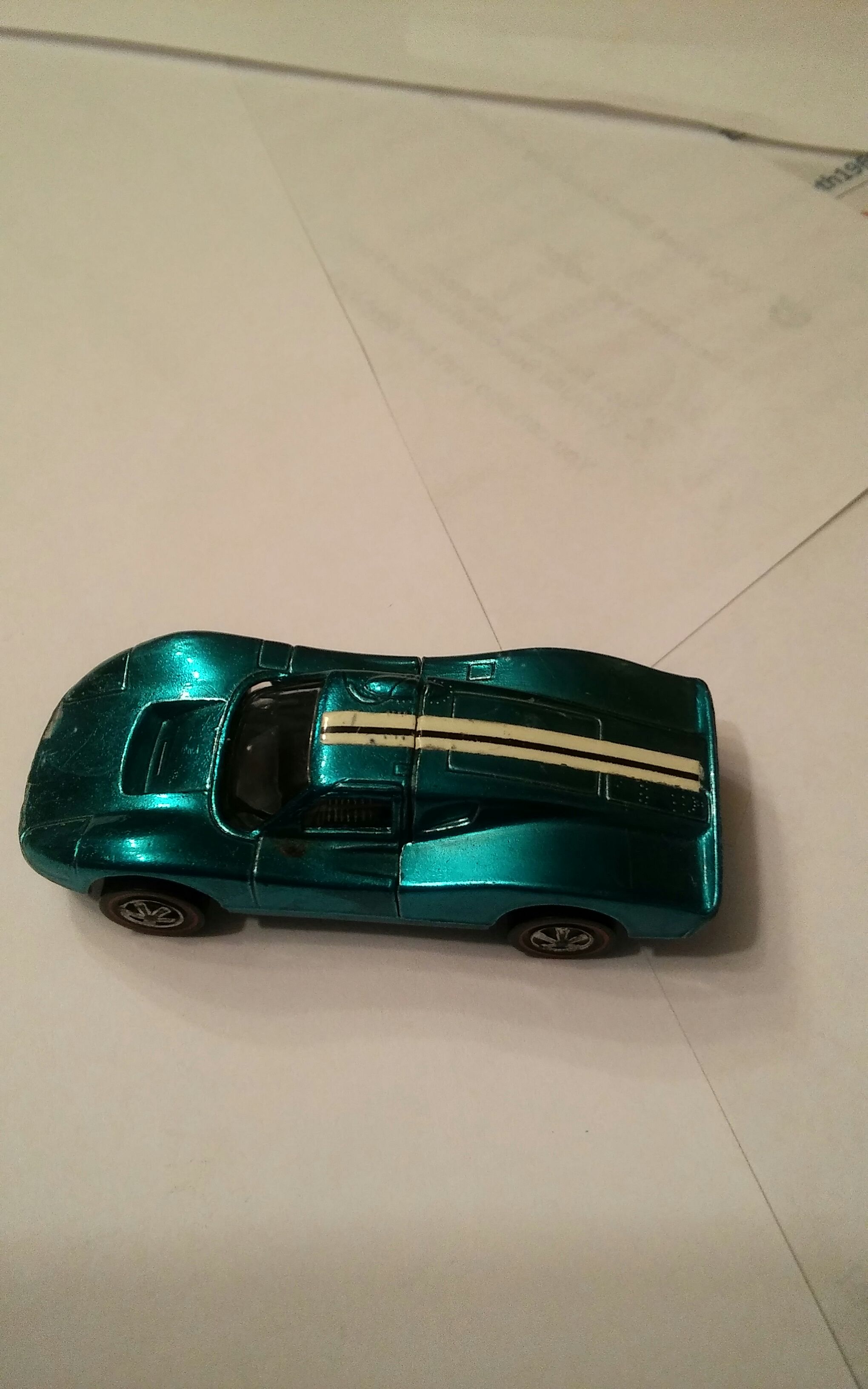 Carro De Carreras Thunder Streak Azul Y Guinda