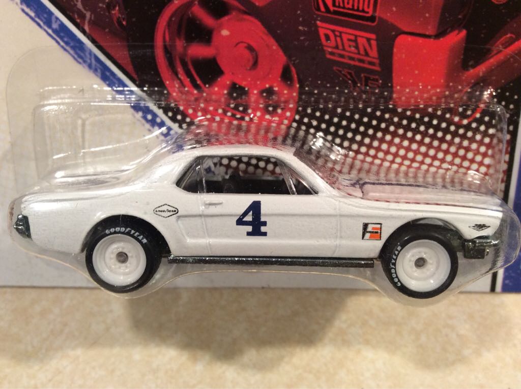 J Foyt’s 65 Ford Mustang Vintage Racing, A - HW Vintage Racing toy car collectible - Main Image 2