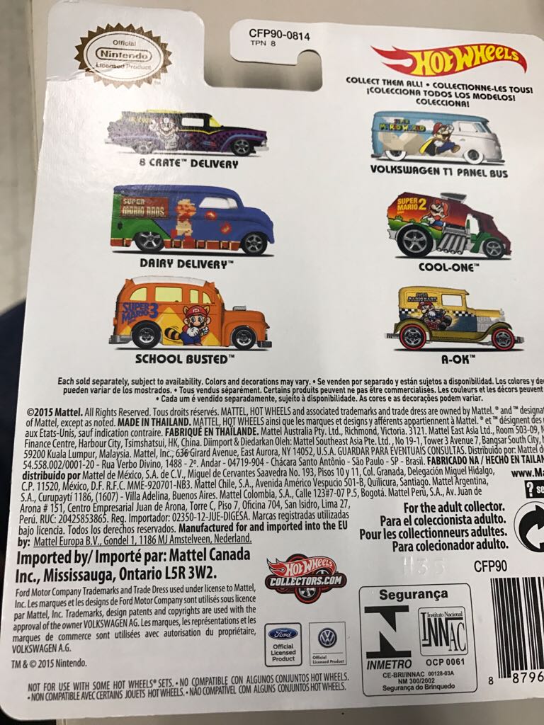 School Busted - Pop Culture-Super Mario Bros. toy car collectible - Main Image 2