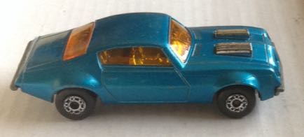 Pontiac Firebird Azul Vidrios Amarillos - Machtbox Superfast toy car collectible - Main Image 2