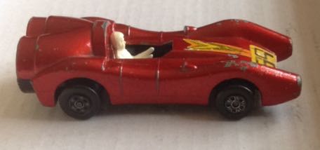 Turbo Fury Rojo 69 - Machtbox Rolamatics toy car collectible - Main Image 2