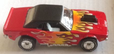 Dodge Challenger Rojo Con Flamas - Machtbox toy car collectible - Main Image 2