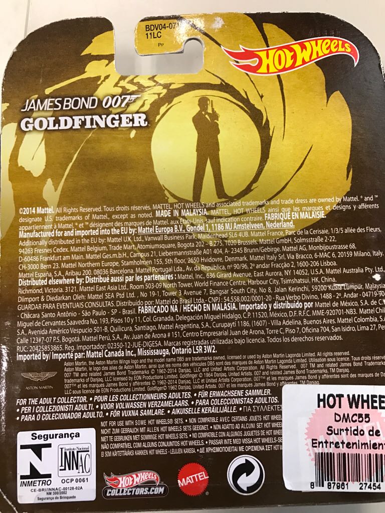 1963 Aston Martin DB5 - Retro toy car collectible - Main Image 2