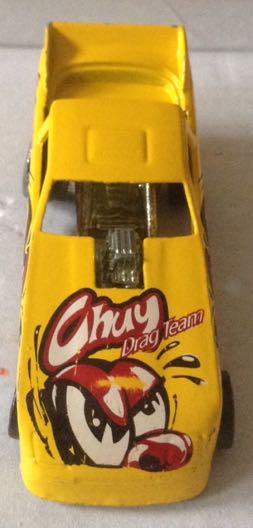 Dragster Chuy Drag Team Amarillo - Hot Wheels toy car collectible - Main Image 2
