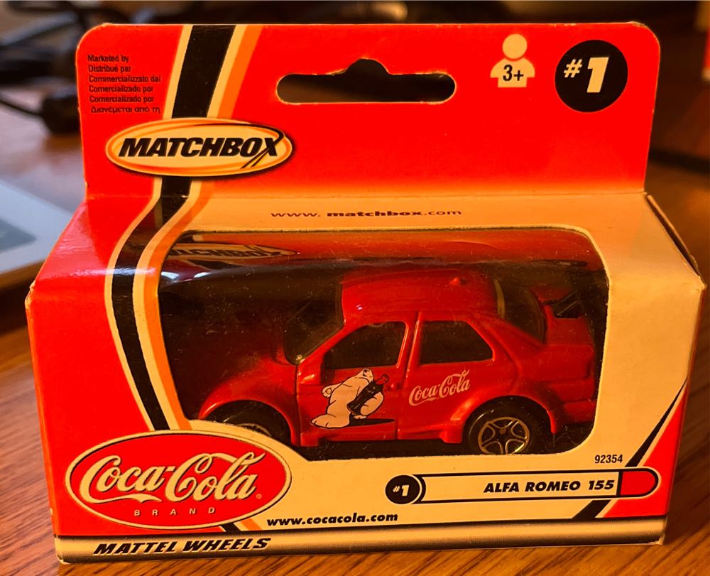 Alfa Romeo 155 - Coca~Cola toy car collectible - Main Image 3