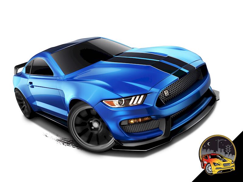 2016 Ford Mustang Shelby GT350R - Nightburnerz toy car collectible - Main Image 2
