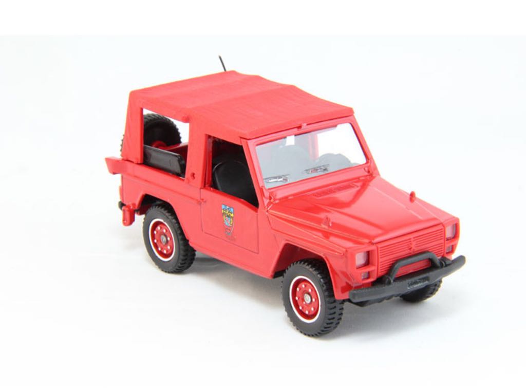 Peugeot P4 (пожарный) - Solido toy car collectible - Main Image 1