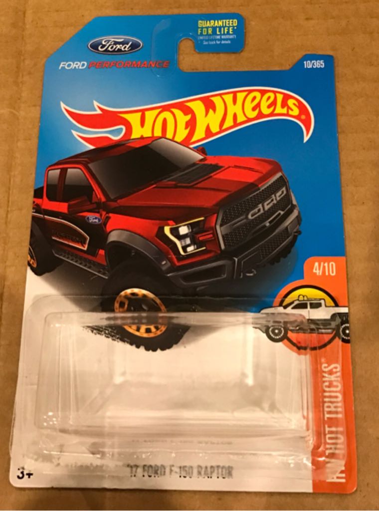 Ford F-150 Raptor ’17 - ’17 HW Hot Trucks toy car collectible - Main Image 2