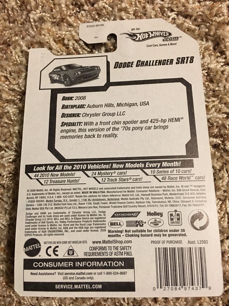 Dodge Challenger SRT8 - HE Performance ’10 toy car collectible - Main Image 2