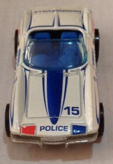 Corvette Policia Monroeville Blanco - Hot Wheels toy car collectible - Main Image 2