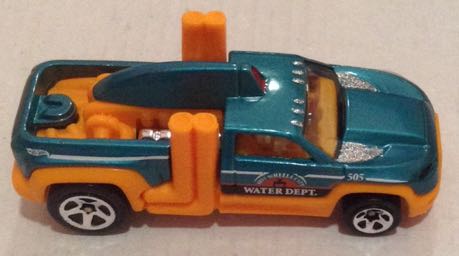 Diesel Duty Pick Up Verde Esmeralda - Hot Wheels toy car collectible - Main Image 1