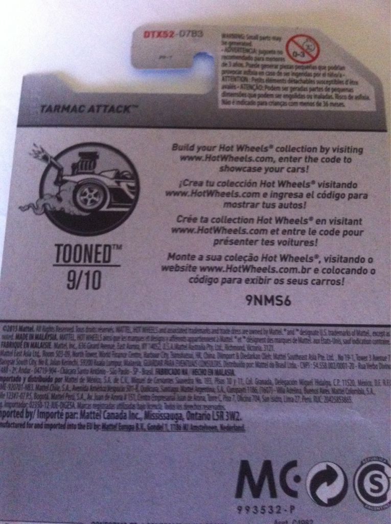 Tarmac Attack - Tooned toy car collectible - Main Image 2