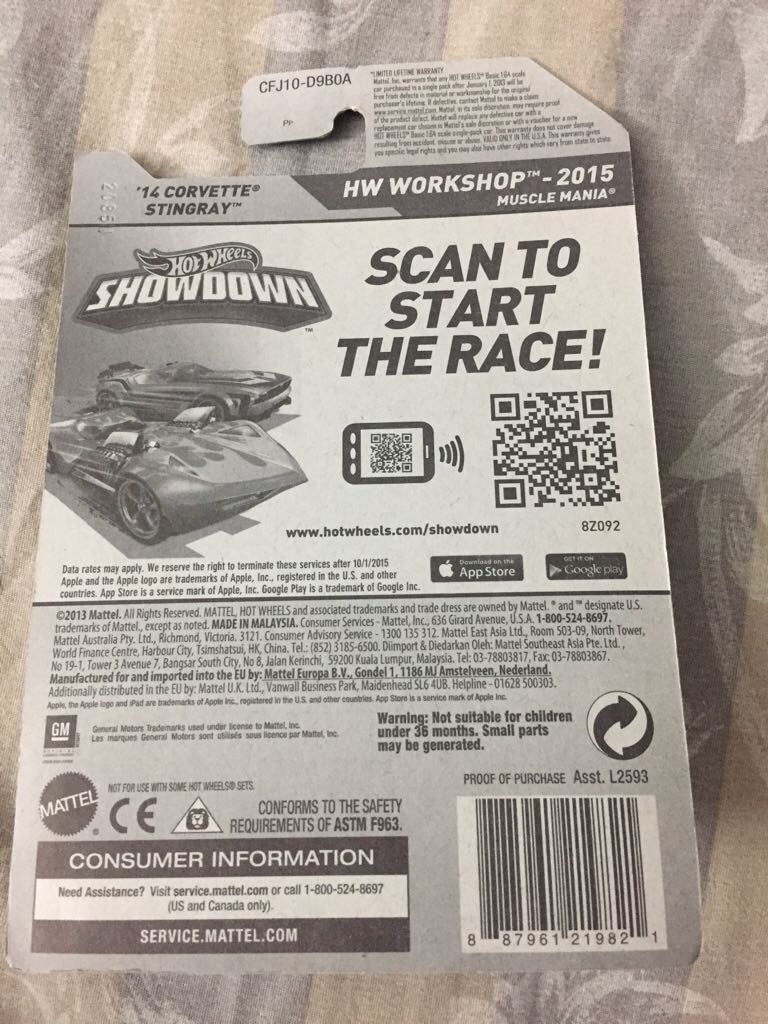 ’14 Corvette Stingray  toy car collectible - Main Image 2