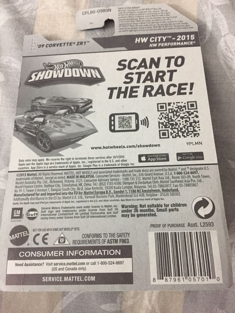 ’09 Corvette ZR1  toy car collectible - Main Image 2