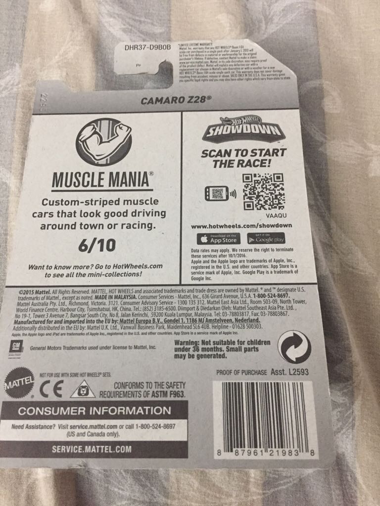 Camaro Z28 - Muscle Mania toy car collectible - Main Image 2