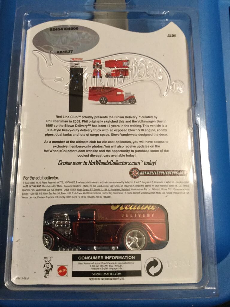 Blown Delivery - HW RLC Club Exclusive toy car collectible - Main Image 2