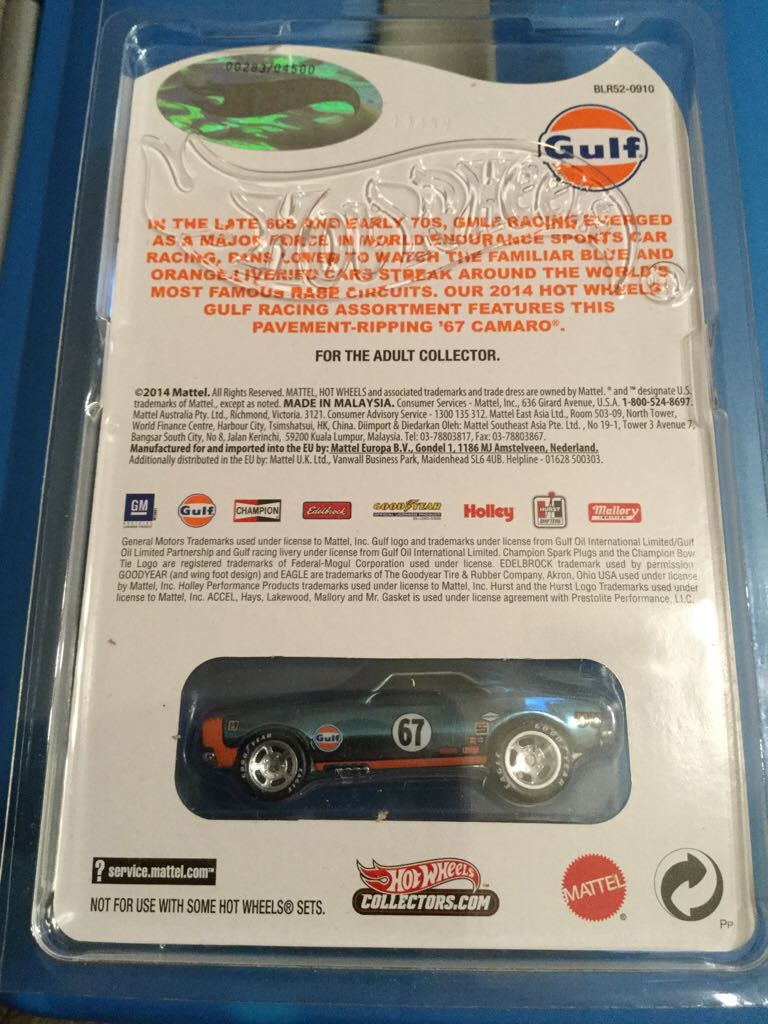 Gulf 2014 - Gulf Series toy car collectible - Main Image 2