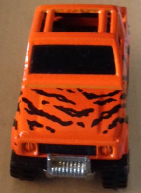 Jeep Naranja Con Manchas De Tigre - Hot Wheels toy car collectible - Main Image 2