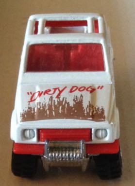 Jeep Dirty Dog Blanco - Hot Wheels toy car collectible - Main Image 2