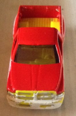 Dodge Ram X Roja Con Batea Amarilla - Hot Wheels toy car collectible - Main Image 2