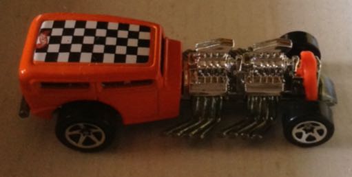 Way 2 Fast Naranja - Hot Wheels toy car collectible - Main Image 1