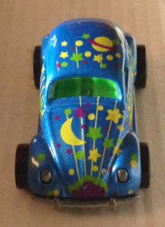 Volkswagen Luna Y Planetas Azul - Hot Wheels toy car collectible - Main Image 2