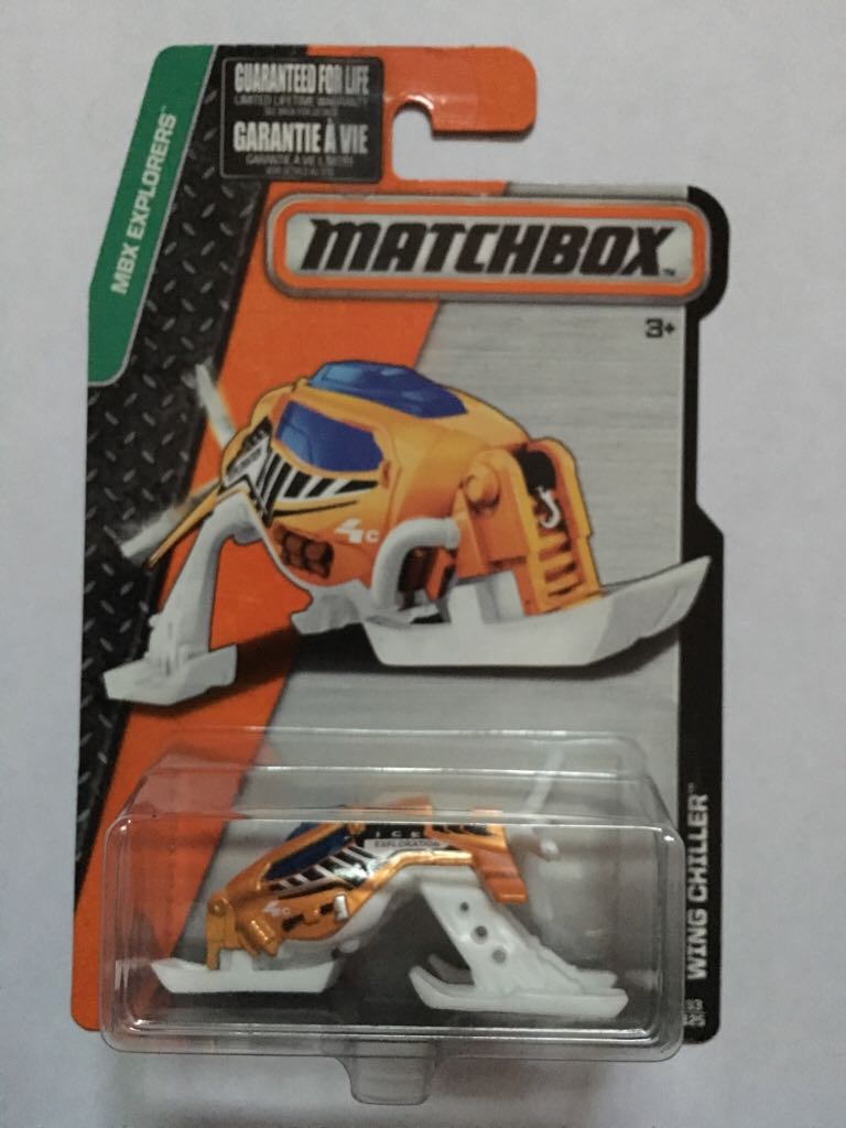 *”Wing Chiller”, MF Orange & White, ’Ice Exploration’ - Matchbox - Advent Calendar 2022 toy car collectible - Main Image 1