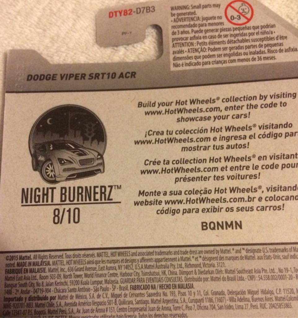 Dodge Viper Srt10 Acr - Night Burnerz toy car collectible - Main Image 2