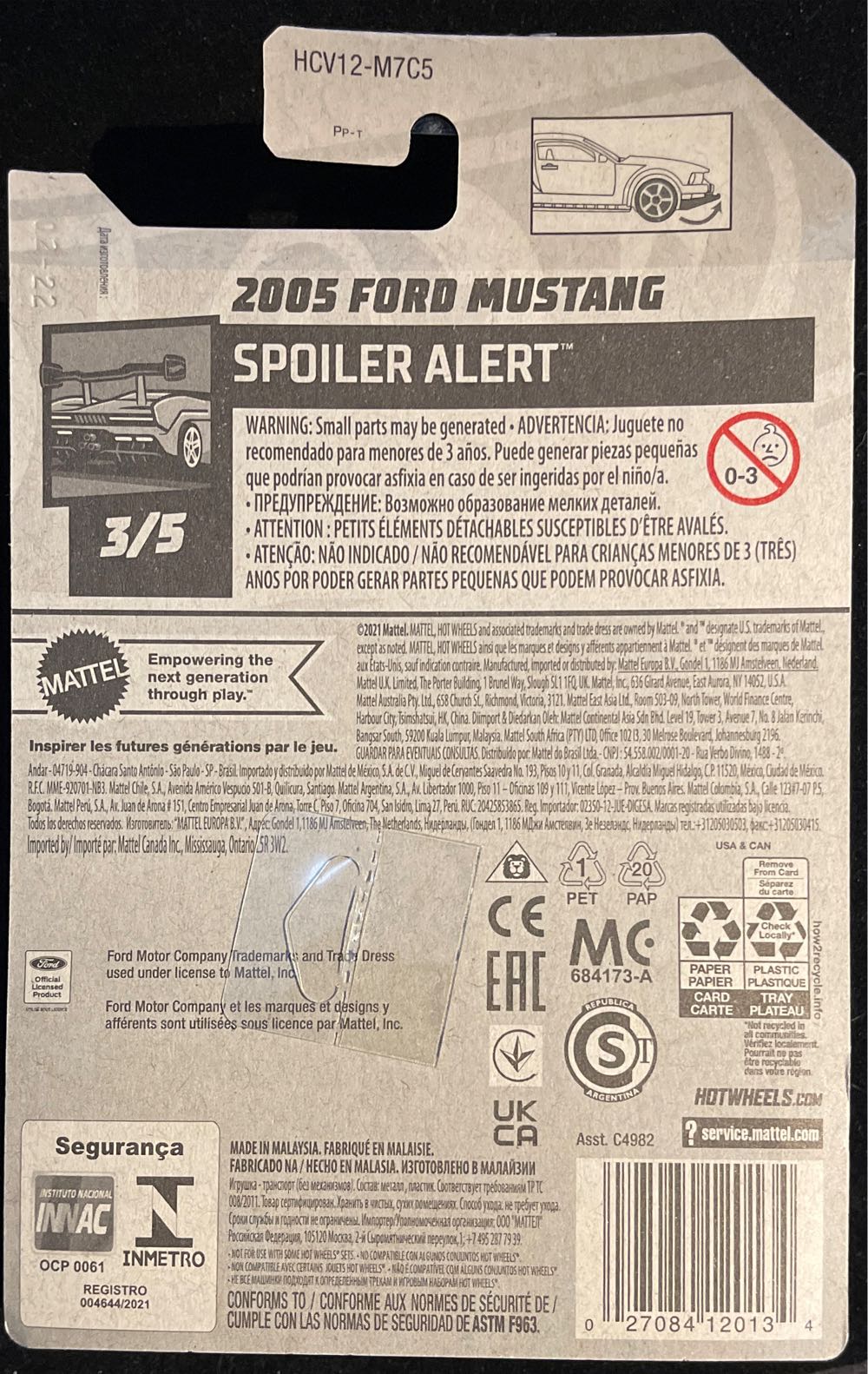 2005 Ford Mustang - 2022 Spoiler Alert toy car collectible - Main Image 2