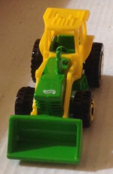 Tractor Verde y Amarillo - Hot Wheels toy car collectible - Main Image 2