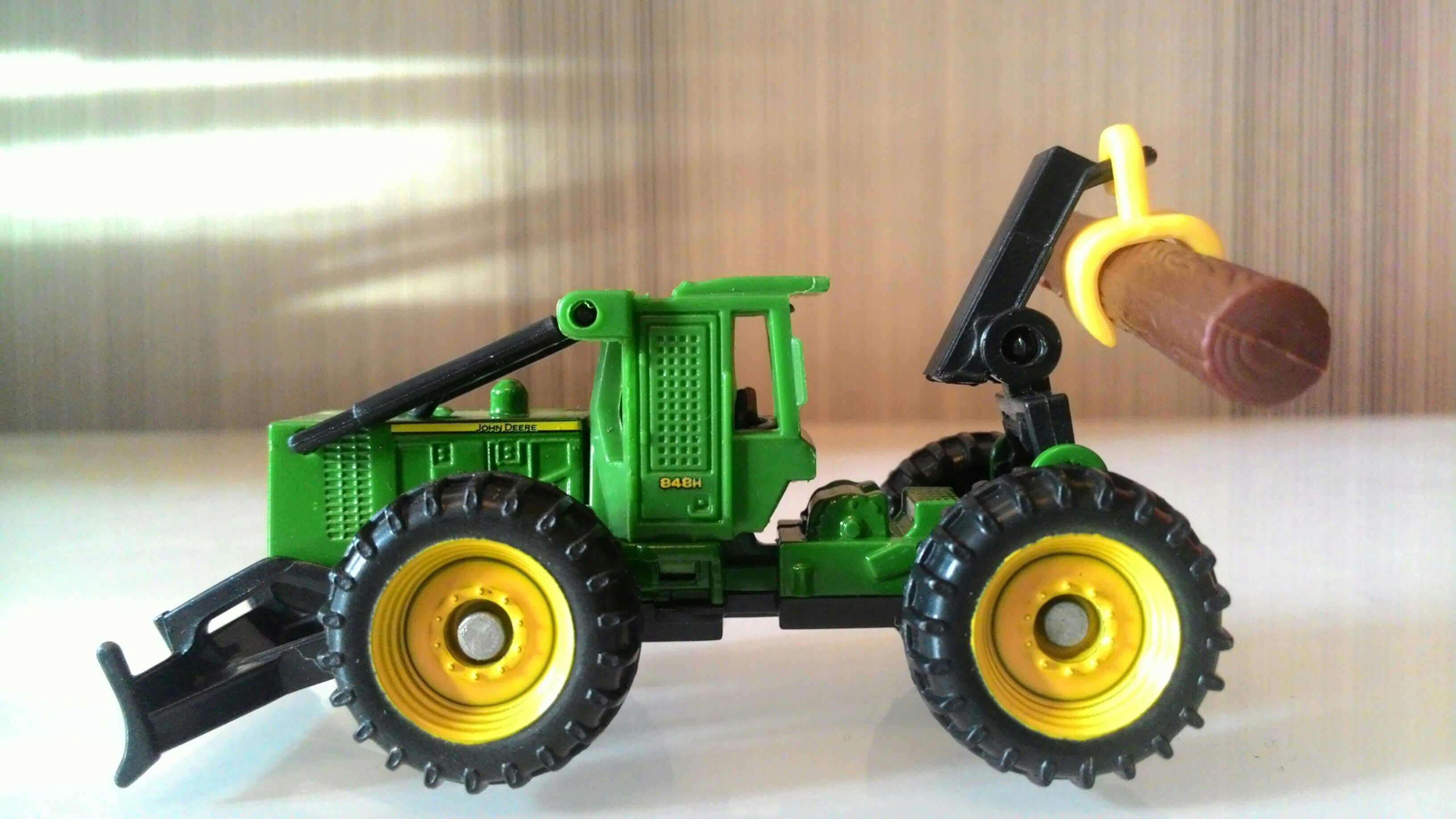 Johnn Deere Skidder  toy car collectible - Main Image 2