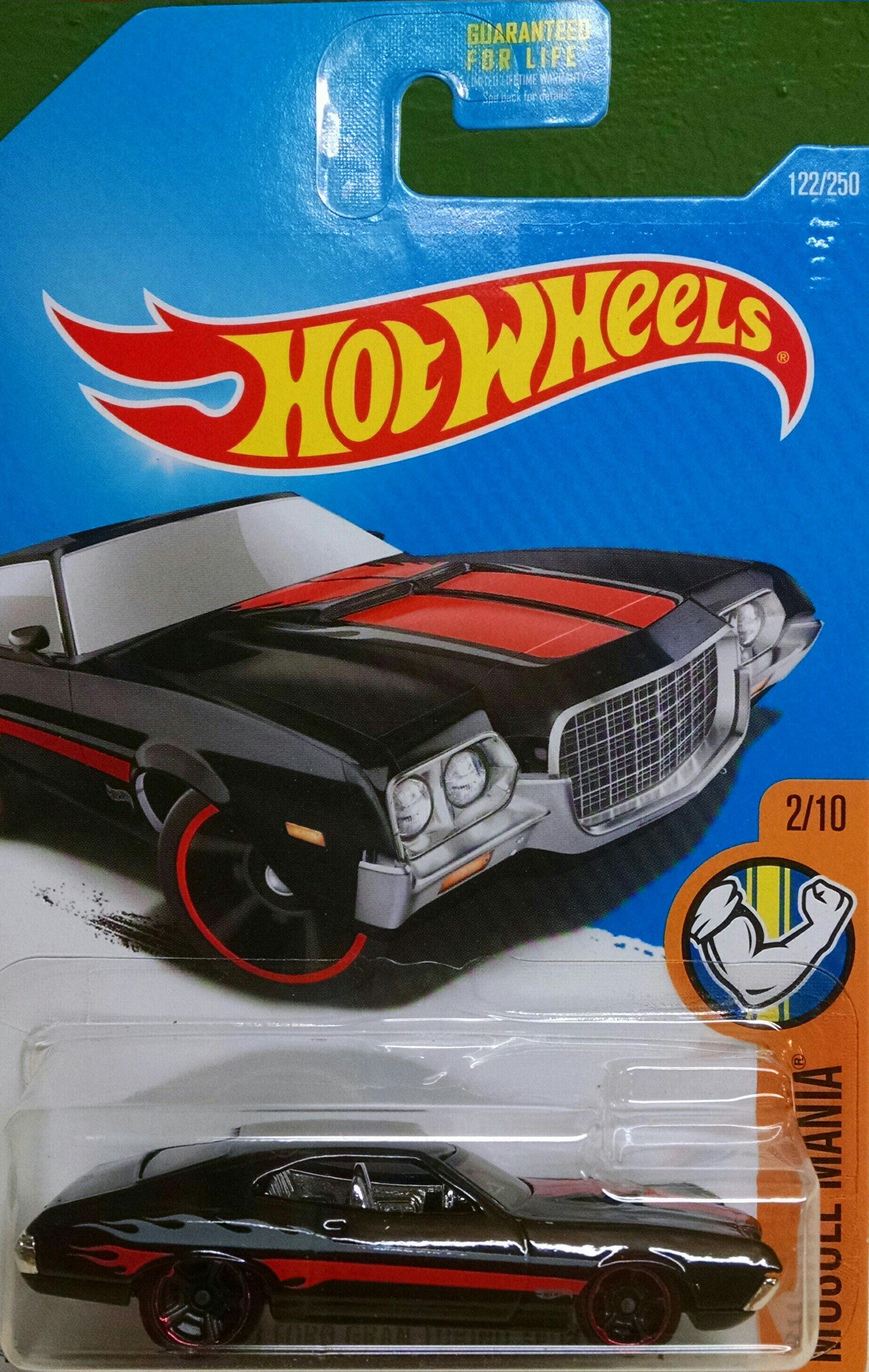 ’72 Ford Gran Torino Sport - 2016 HW Muscle Mania toy car collectible - Main Image 1