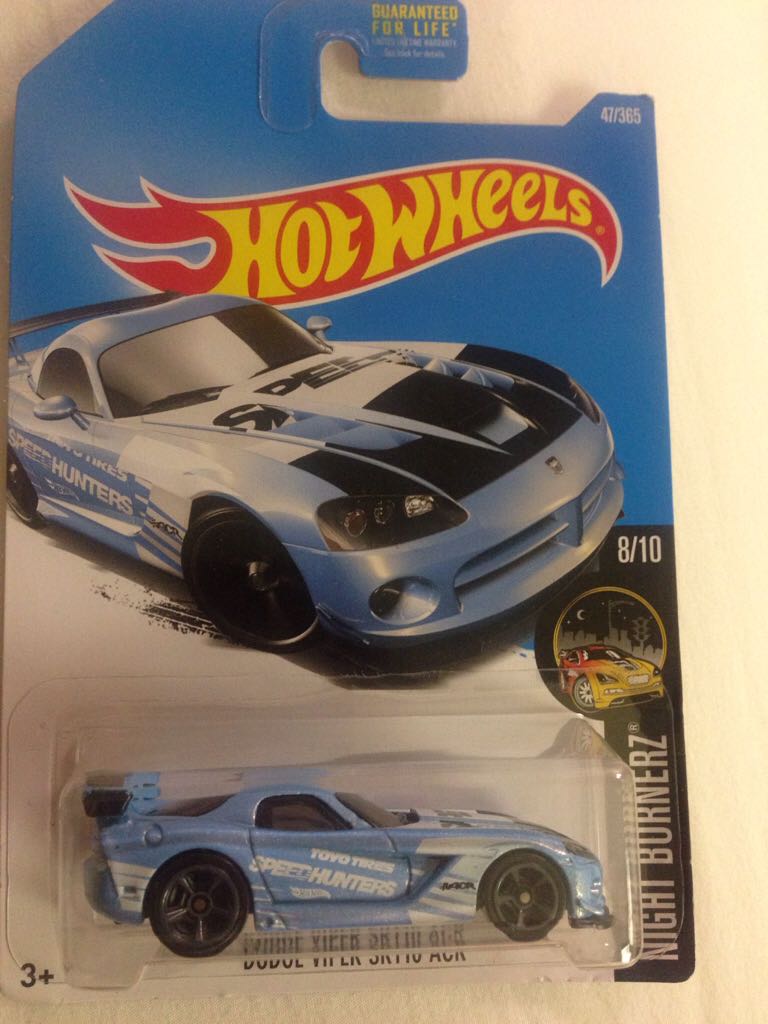 Dodge Viper SRT10 ACR - 2017 HW Night Burnerz toy car collectible - Main Image 1