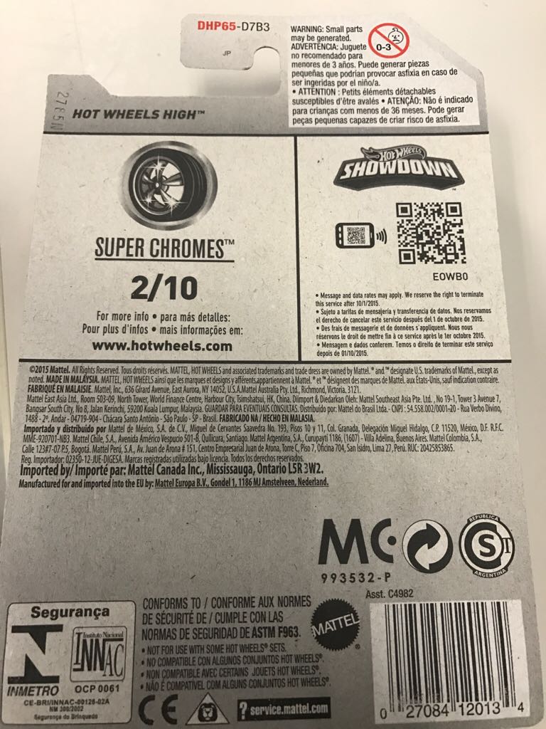 Hot Wheels High - 2016 Super Chromes toy car collectible - Main Image 2