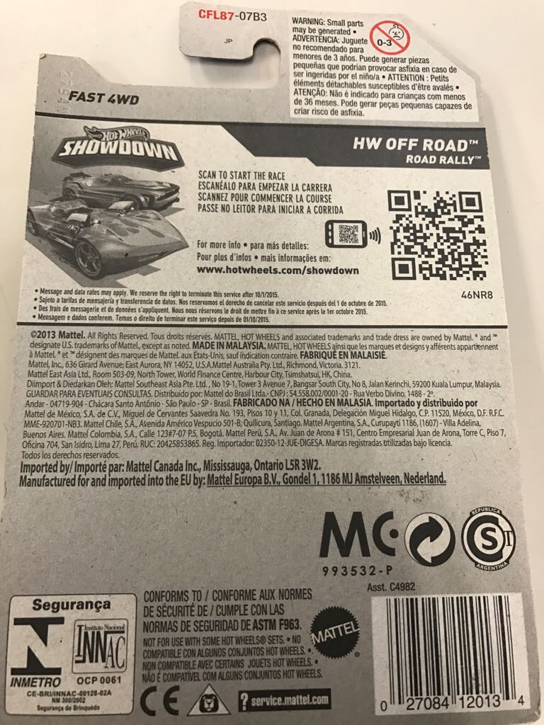 Fast 4WD - ’14 HW Off Road toy car collectible - Main Image 2