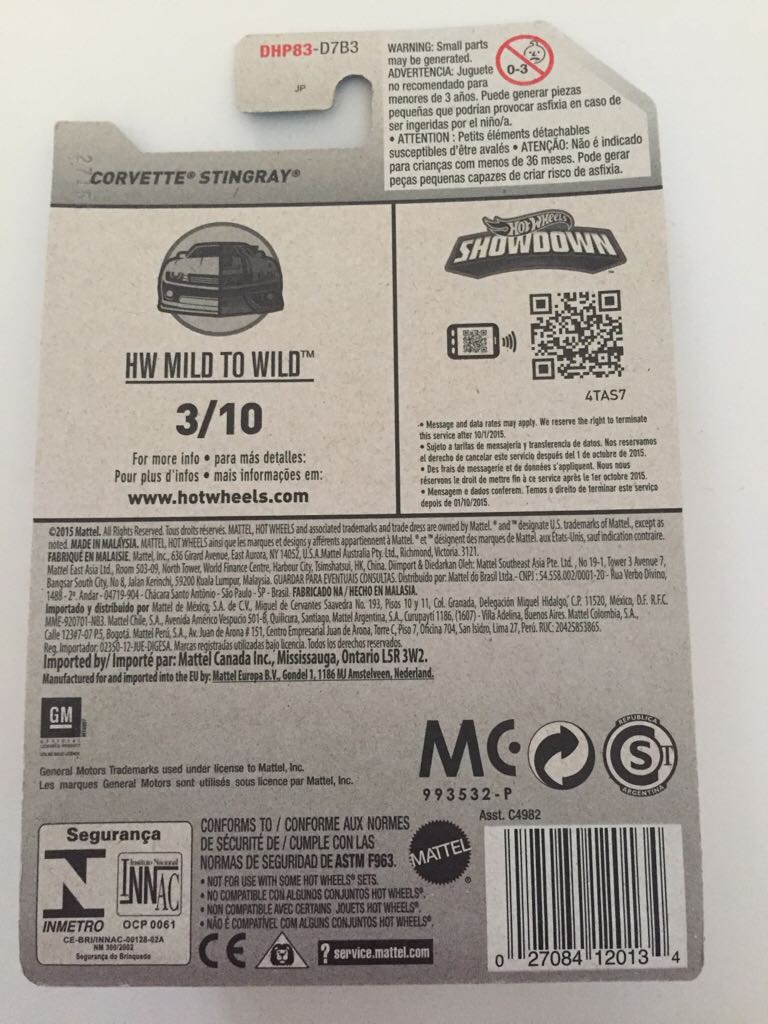 76 Corvette Stingray - HW Milld To Wild toy car collectible - Main Image 2