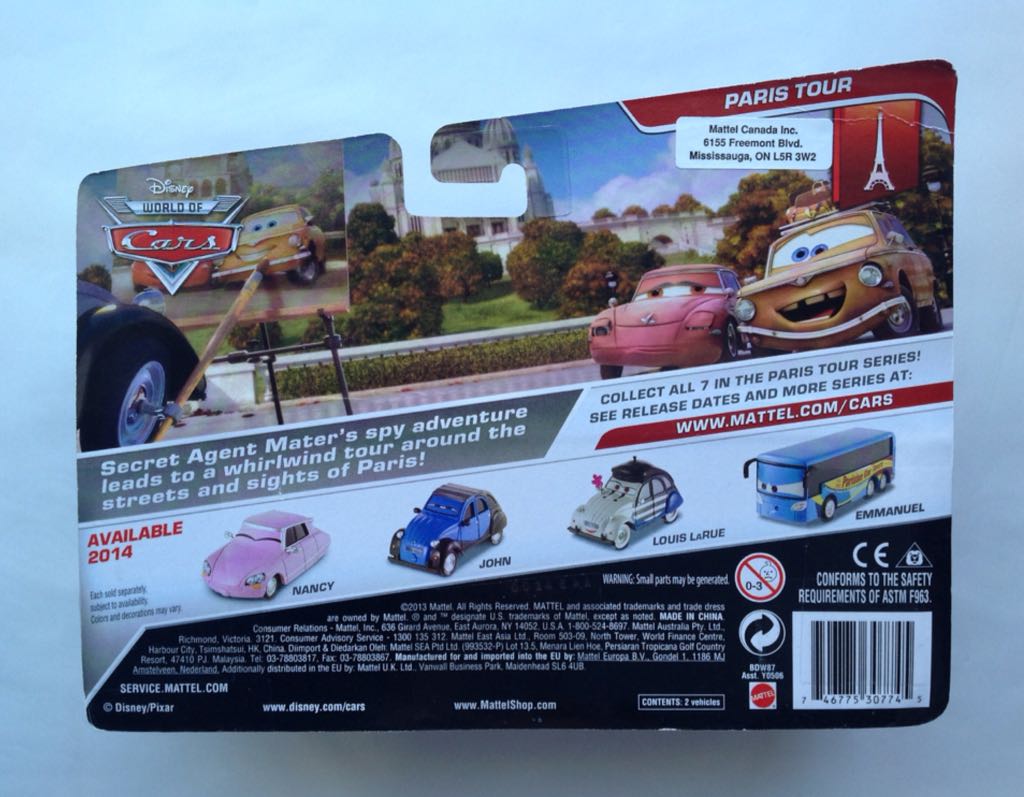 Nancy And John Paris Tour - Paris Tour toy car collectible - Main Image 2